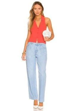 Polo Halter Top Papaya -FREE PEOPLE || Nike || Steve Madden Sales Store 525A WS187 V4