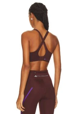 Adidas By Stella Mccartney True Pace High Support Sports Bra Bitter Chocolate & Deep Lilac -FREE PEOPLE || Nike || Steve Madden Sales Store ADID WI48 V3