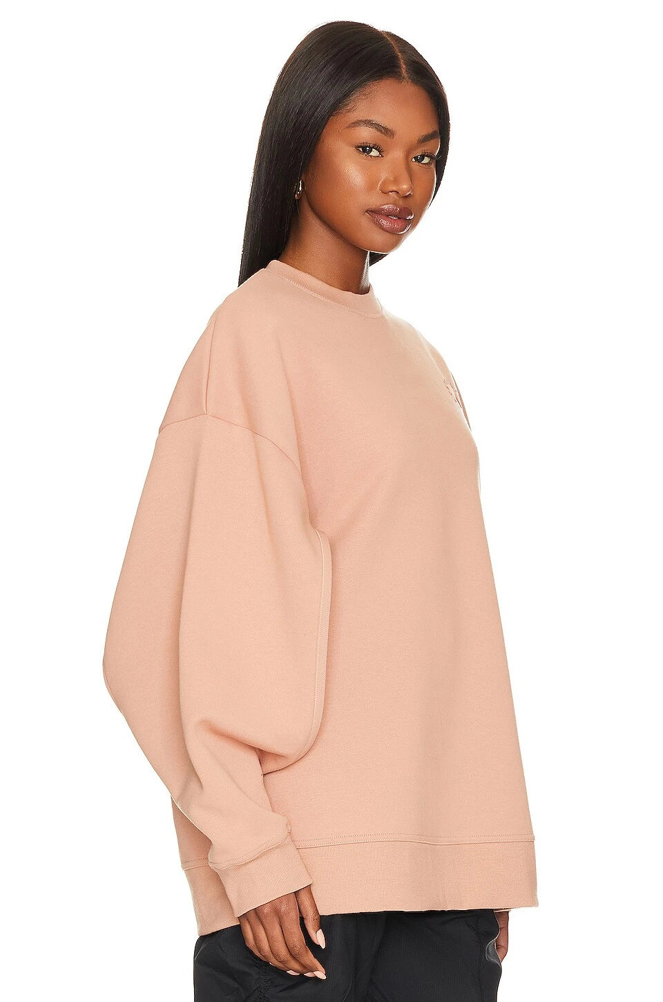 Adidas By Stella Mccartney True Purpose Split Sleeve Sweatshirt Soft Almond 2 Adidas By Stella Mccartney True Purpose Split Sleeve Sweatshirt Soft Almond - Image 2