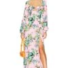 Mariah Maxi Dress Candy Pink Bouquet