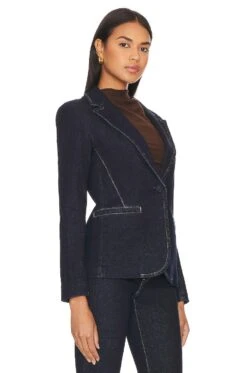 Alice + Olivia Macey Blazer Dark Rinse -FREE PEOPLE || Nike || Steve Madden Sales Store ALI WO220 V3