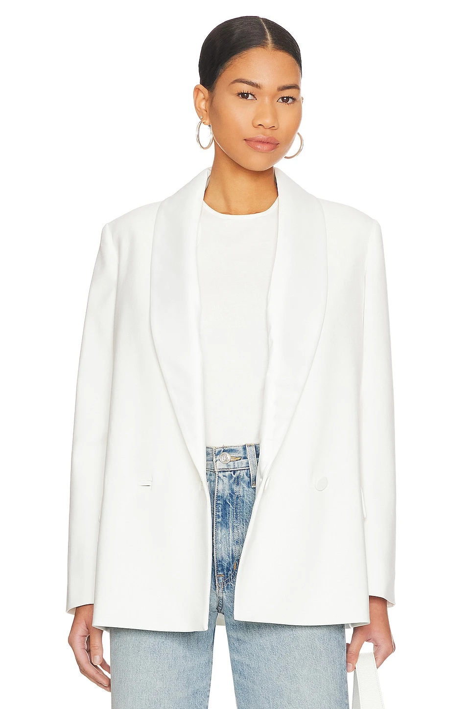 AllSaints Tux Blazer Ivory White