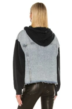 AllSaints Milena Hooded Jacket Indigo Blue -FREE PEOPLE || Nike || Steve Madden Sales Store ALLR WO21 V3