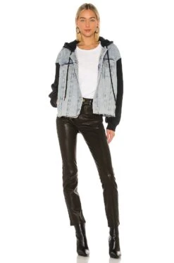 AllSaints Milena Hooded Jacket Indigo Blue -FREE PEOPLE || Nike || Steve Madden Sales Store ALLR WO21 V4