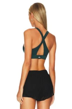 Alosoft Iconic 90's Sports Bra Midnight Green -FREE PEOPLE || Nike || Steve Madden Sales Store ALOR WI125 V3