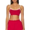 Airlift Car Club Sports Bra Classic Red & White