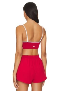 Airlift Car Club Sports Bra Classic Red & White -FREE PEOPLE || Nike || Steve Madden Sales Store ALOR WI142 V3
