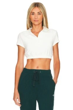 Cropped Prestige Polo White