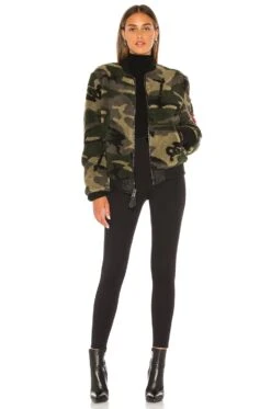 Alpha Industries I-2B Sherpa Flight Jacket Woodland Camo -FREE PEOPLE || Nike || Steve Madden Sales Store ALPR WO32 V4