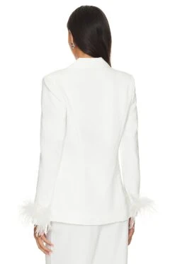 X Revolve Herald Feather Blazer Ivory -FREE PEOPLE || Nike || Steve Madden Sales Store AMAN WO116 V3