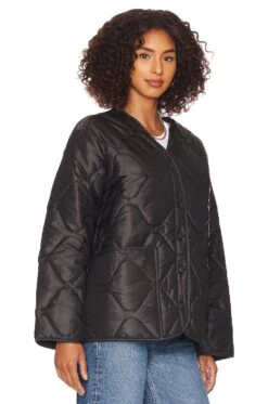 ANINE BING Andy Bomber Jacket Black -FREE PEOPLE || Nike || Steve Madden Sales Store ANIN WO116 V3