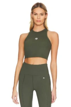 ANINE BING Sport Brett Tank Dark Olive