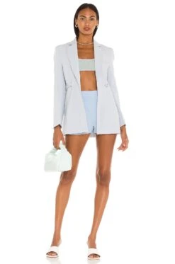 Bardot Emiliana Blazer Dusty Blue -FREE PEOPLE || Nike || Steve Madden Sales Store BARD WO60 V5