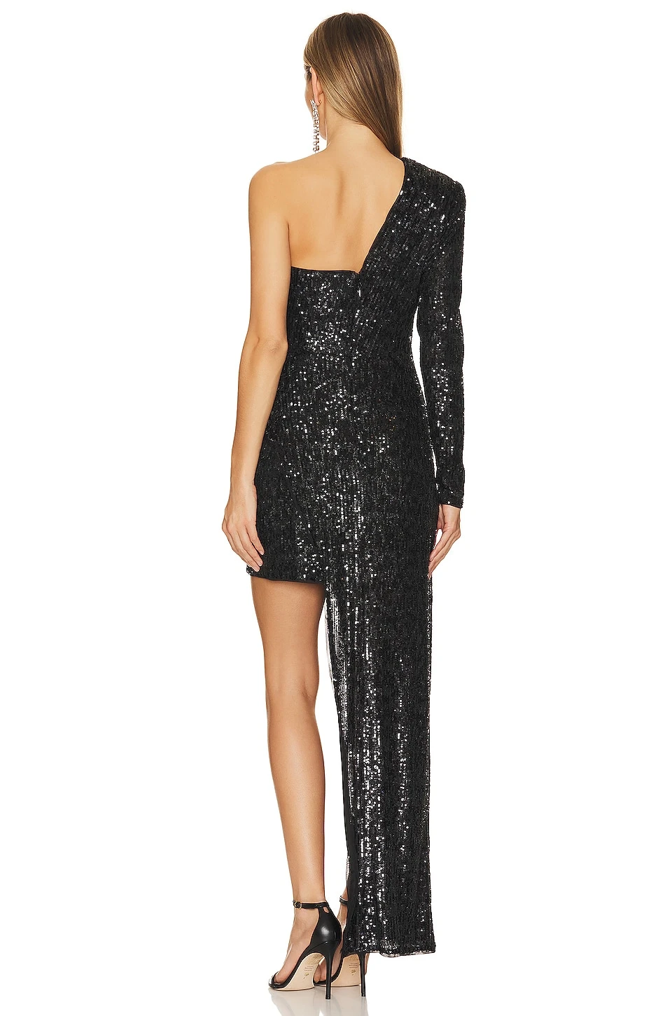 BCBGMAXAZRIA Long Evening Gown Black 4 BCBGMAXAZRIA Long Evening Gown Black - Image 4