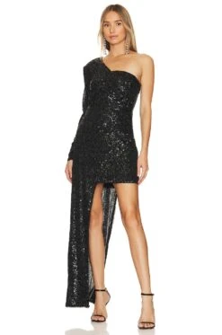 BCBGMAXAZRIA Long Evening Gown Black 10 BCBGMAXAZRIA Long Evening Gown Black -FREE PEOPLE || Nike || Steve Madden Sales Store BCB WD896 V5