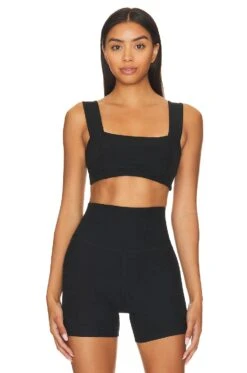 Beyond Yoga Spacedye Squared Bra Darkest Night