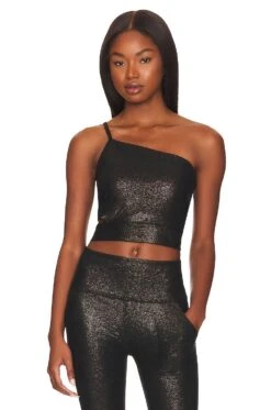 Beyond Yoga SoftShine Wanderlust Cropped Tank Stardust Foil