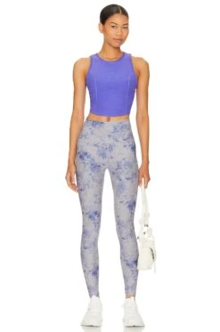 Beyond Yoga Spacedye Motivate Cropped Tank Ultra Violet -FREE PEOPLE || Nike || Steve Madden Sales Store BEYR WS263 V4