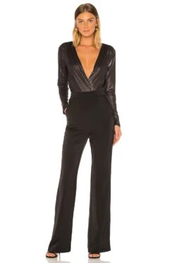 BCBGeneration Surplice Bodysuit Black -FREE PEOPLE || Nike || Steve Madden Sales Store BGEN WS487 V5