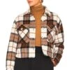 Plaid Cropped Shacket All The Best