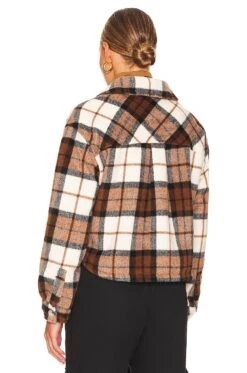 Plaid Cropped Shacket All The Best -FREE PEOPLE || Nike || Steve Madden Sales Store BLAN WO294 V4