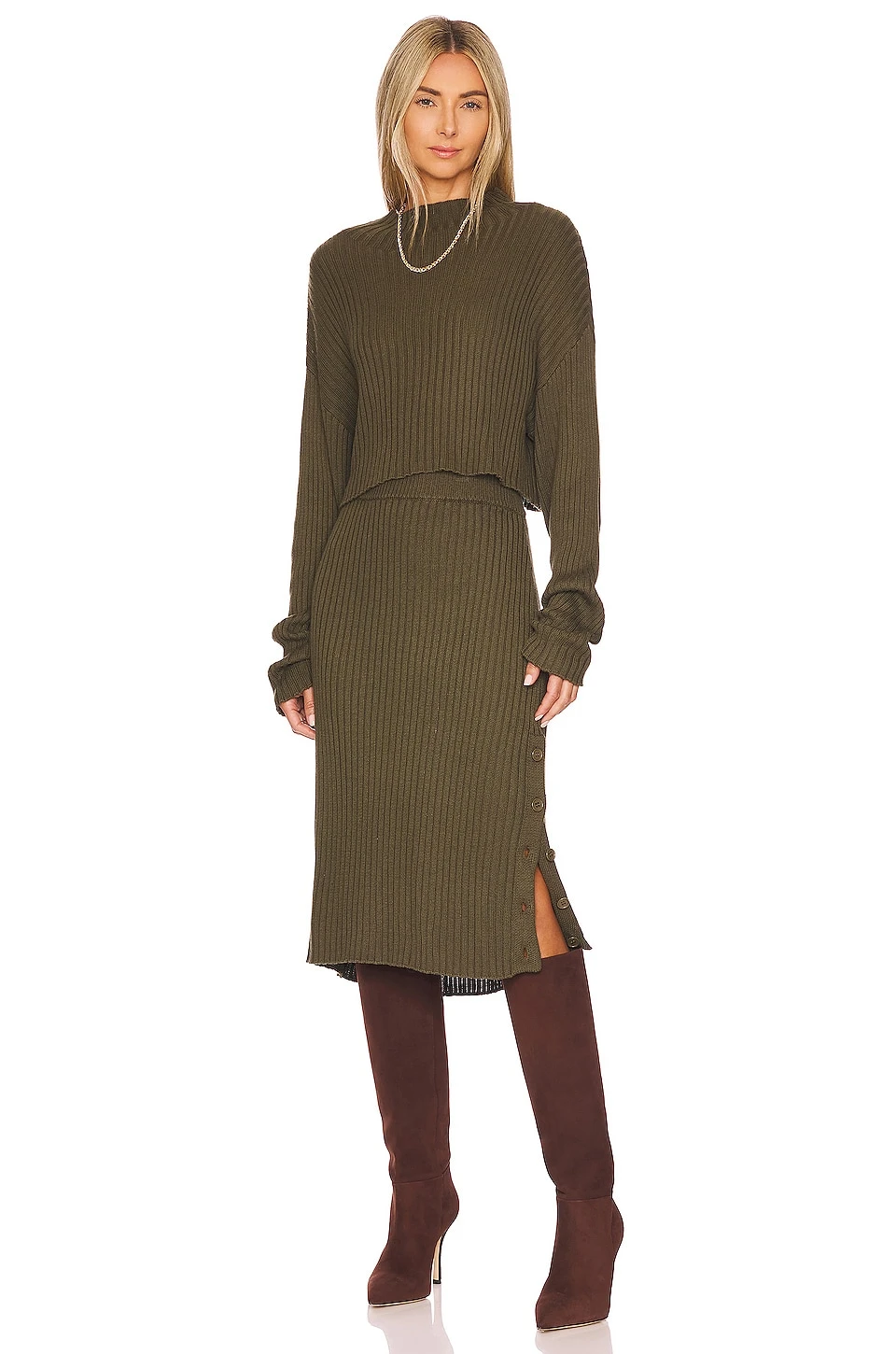 Cropped Pullover Army 4 Cropped Pullover Army - Image 4