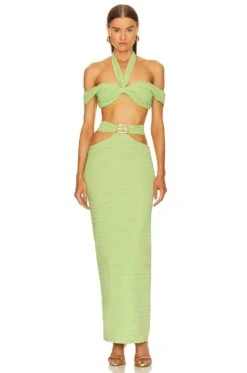 Salma Two Piece Set Neon Green