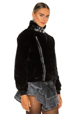 Orlando Faux Fur Jacket Black -FREE PEOPLE || Nike || Steve Madden Sales Store BUBR WO7 V3