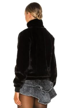 Orlando Faux Fur Jacket Black -FREE PEOPLE || Nike || Steve Madden Sales Store BUBR WO7 V4