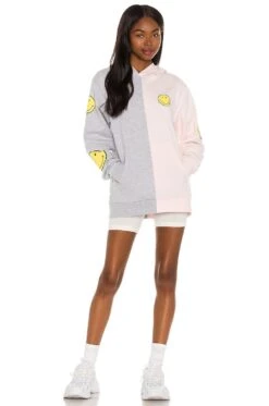 SMILEY Smile For Me Hoodie Pink -FREE PEOPLE || Nike || Steve Madden Sales Store BYSR WK33 V5