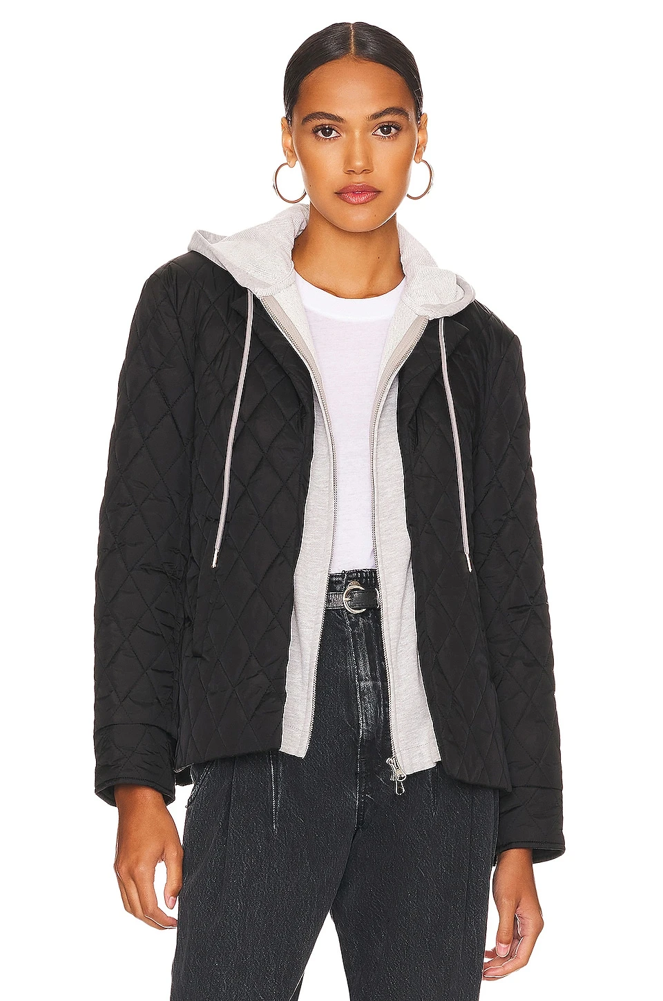 Blake Quilted Dickie Jacket Black