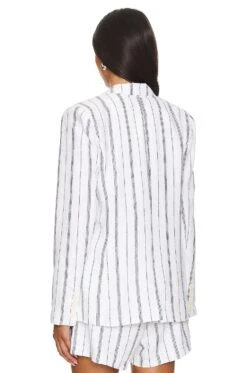 August Jacket Blue Stripe -FREE PEOPLE || Nike || Steve Madden Sales Store CENT WO206 V4