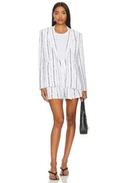 August Jacket Blue Stripe -FREE PEOPLE || Nike || Steve Madden Sales Store CENT WO206 V5