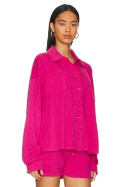 Malone Button Down Fuchsia -FREE PEOPLE || Nike || Steve Madden Sales Store CSER WS1167 V3