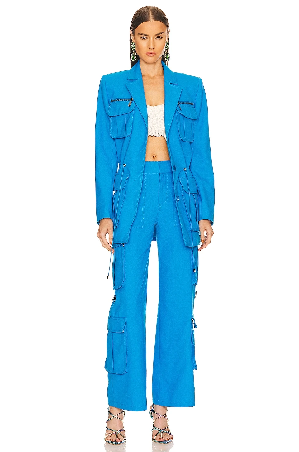 Grace Blazer Turquoise Blue 5 Grace Blazer Turquoise Blue - Image 5