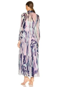 DIANE VON FURSTENBERG Marquis Dress Tie Dye Zebra Medium Indigo 5 DIANE VON FURSTENBERG Marquis Dress Tie Dye Zebra Medium Indigo -FREE PEOPLE || Nike || Steve Madden Sales Store DVF WD414 V3