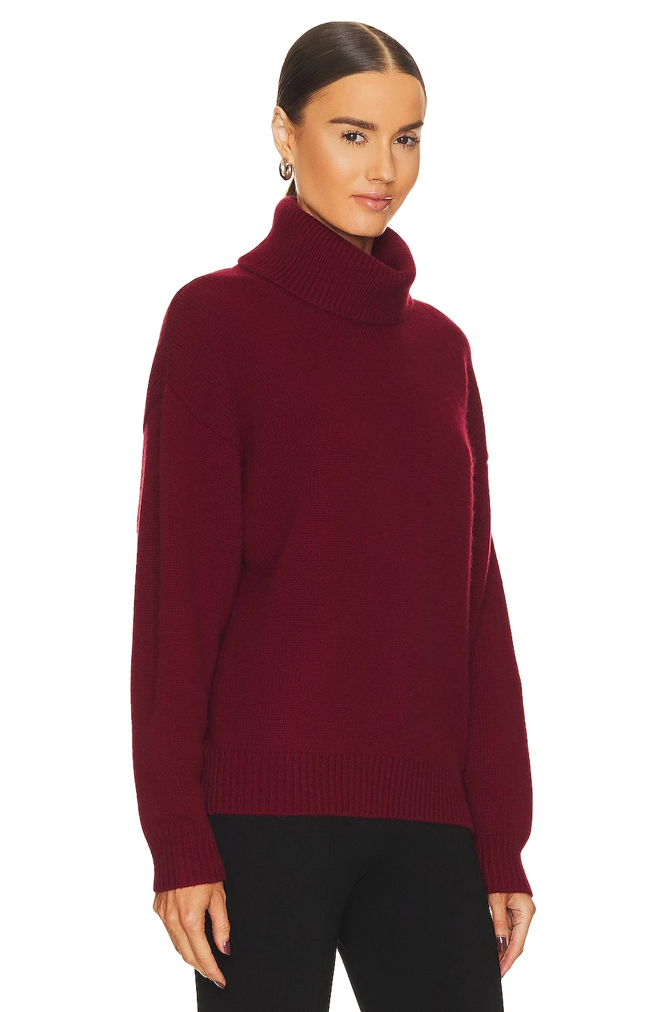 Equipment Melinda Turtleneck Syrah 2 Equipment Melinda Turtleneck Syrah - Image 2