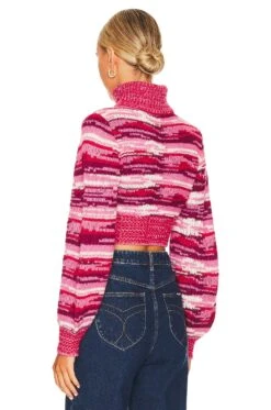 Wilma Cropped Turtleneck Red -FREE PEOPLE || Nike || Steve Madden Sales Store FORL WK144 V3