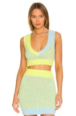 Jacinda Crop Top Green