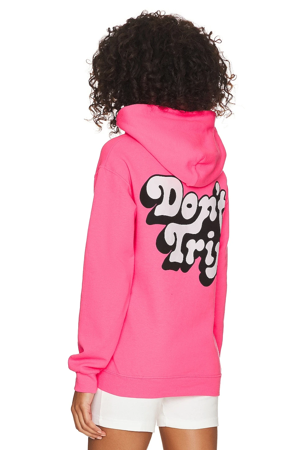 Don't Trip Drop Shadow OG Hoodie Neon Pink 4 Don't Trip Drop Shadow OG Hoodie Neon Pink - Image 4