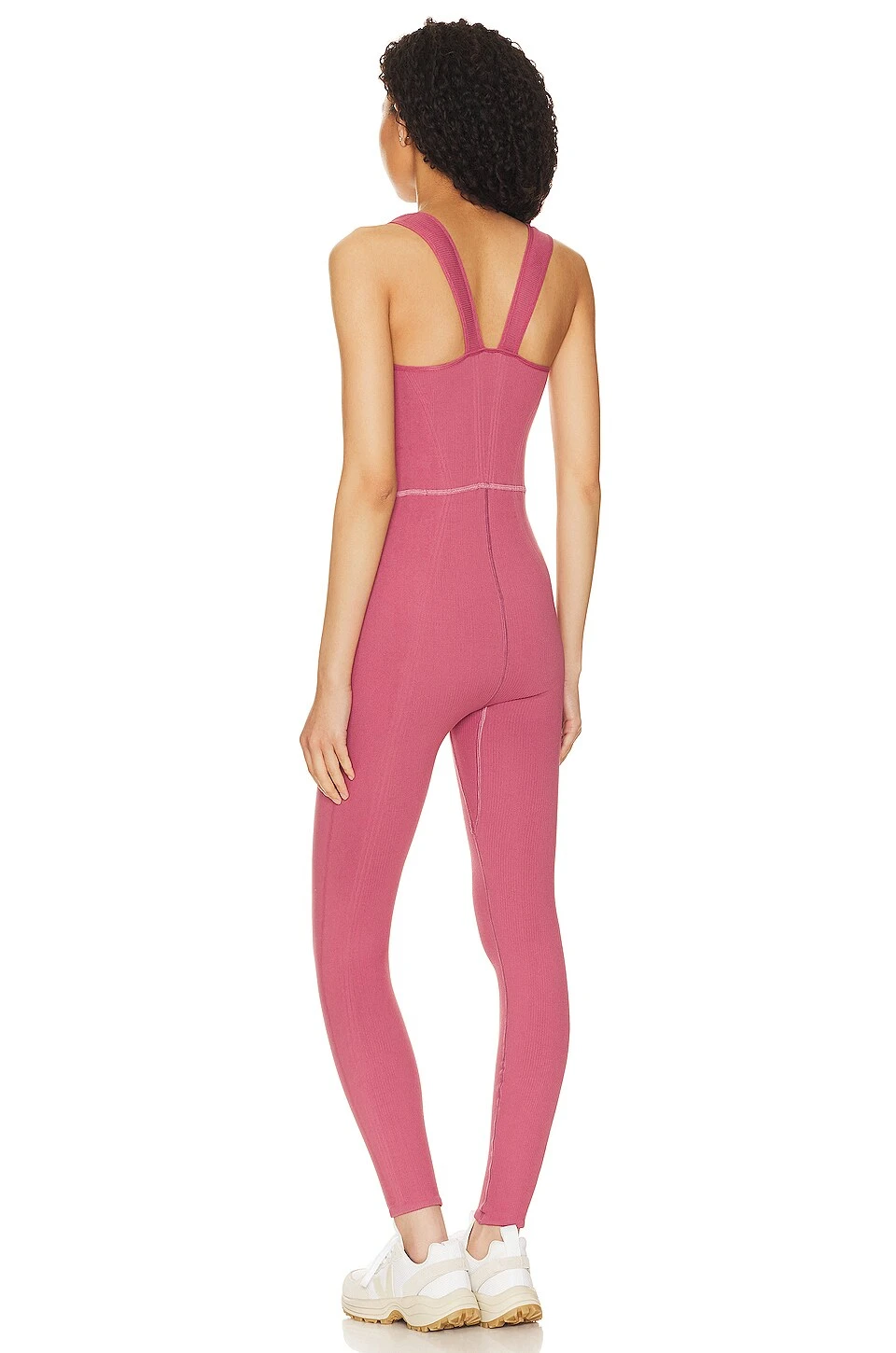 FREE PEOPLE X FP Movement High Fidelity Onesie Woodrose 3 FREE PEOPLE X FP Movement High Fidelity Onesie Woodrose - Image 3
