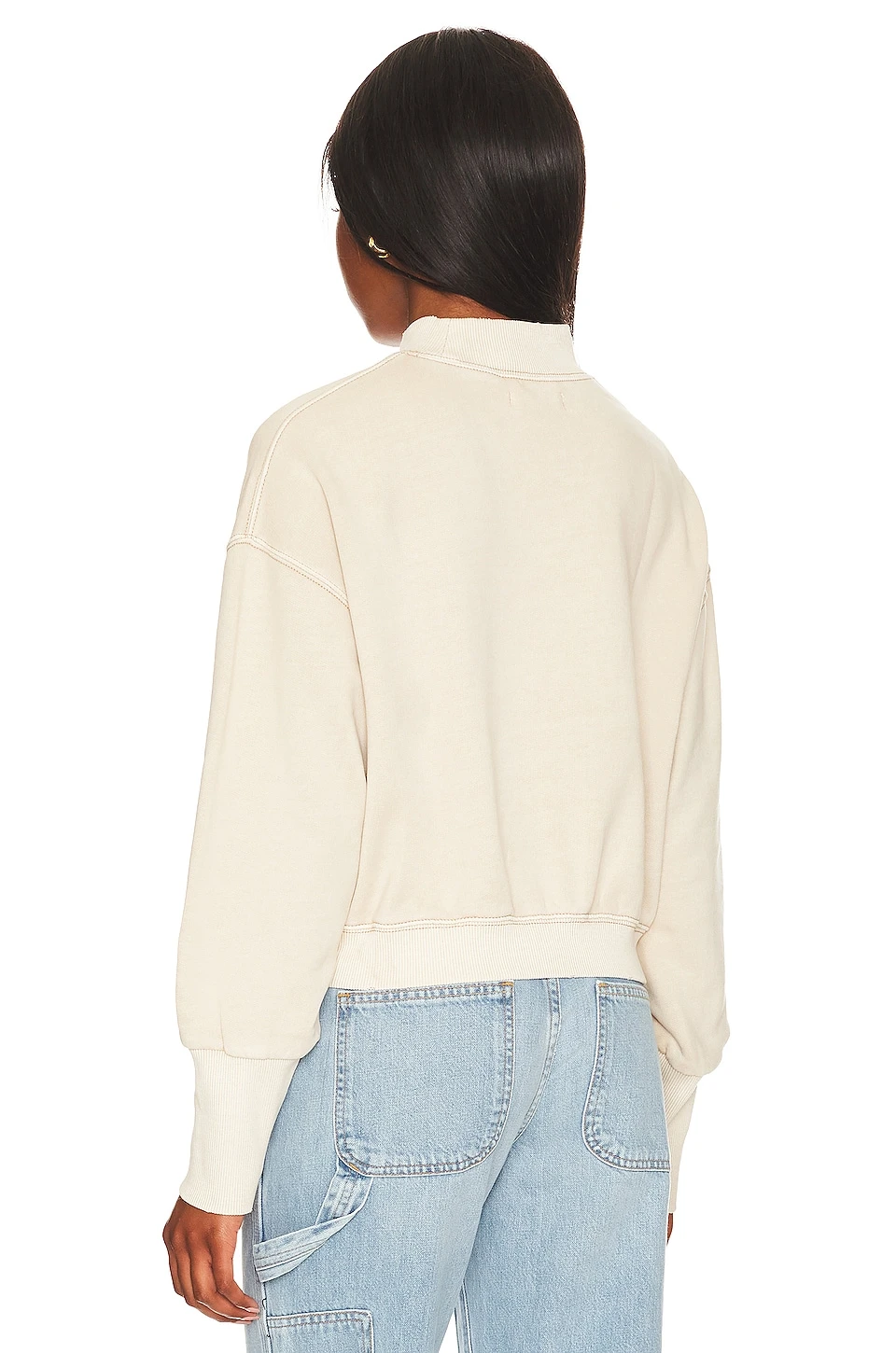 FREE PEOPLE Nikki Sweatshirt Champagne Dream 3 FREE PEOPLE Nikki Sweatshirt Champagne Dream - Image 3