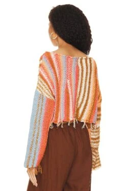 FREE PEOPLE Baja Pullover Peacan Pie Combo -FREE PEOPLE || Nike || Steve Madden Sales Store FREE WK1098 V3