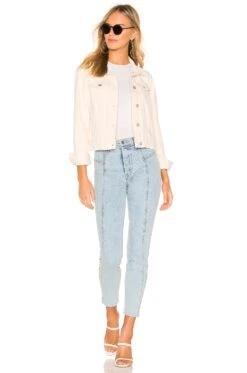 FREE PEOPLE Rumors Denim Jacket Ivory -FREE PEOPLE || Nike || Steve Madden Sales Store FREE WO514 V4