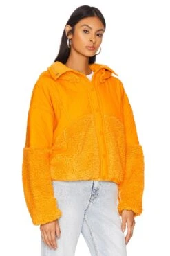 FREE PEOPLE X FP Movement Adventure Awaits Fleece Orangeade -FREE PEOPLE || Nike || Steve Madden Sales Store FREE WO730 V3