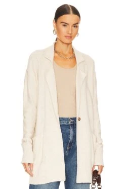 FREE PEOPLE Desert Blazer Natural