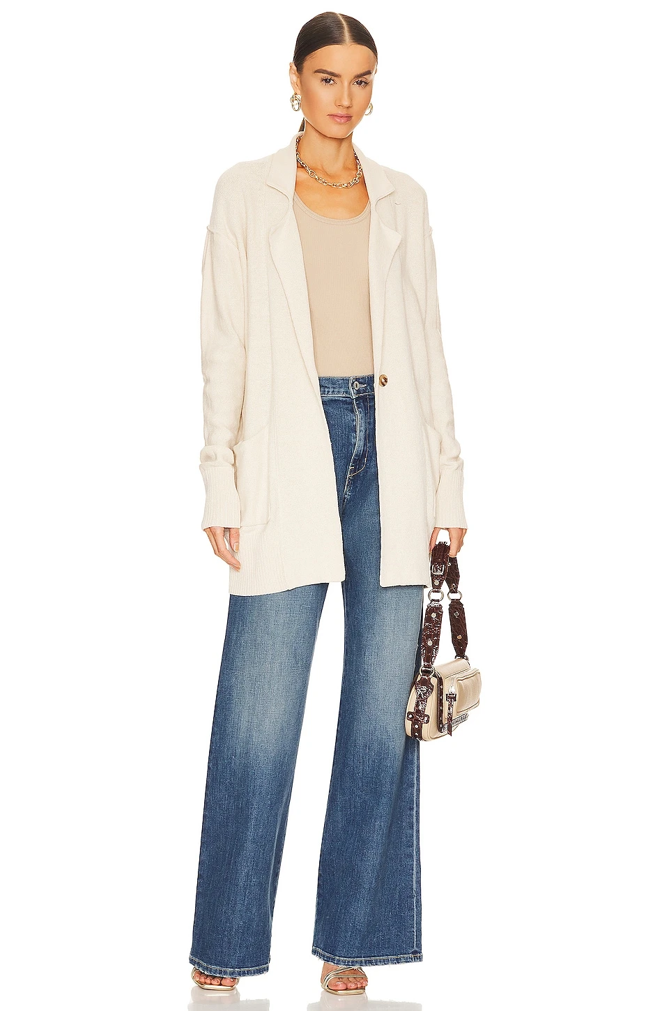 FREE PEOPLE Desert Blazer Natural 5 FREE PEOPLE Desert Blazer Natural - Image 5