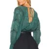 FREE PEOPLE Lucky Me Lace Top Jaded