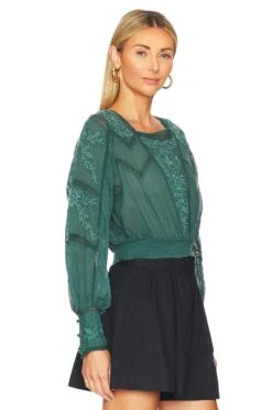 FREE PEOPLE Lucky Me Lace Top Jaded -FREE PEOPLE || Nike || Steve Madden Sales Store FREE WS3944 V3