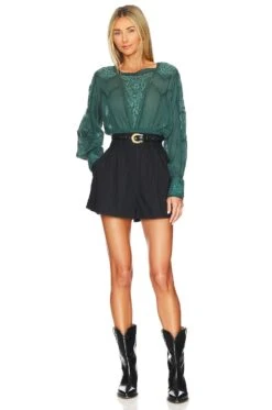 FREE PEOPLE Lucky Me Lace Top Jaded -FREE PEOPLE || Nike || Steve Madden Sales Store FREE WS3944 V5